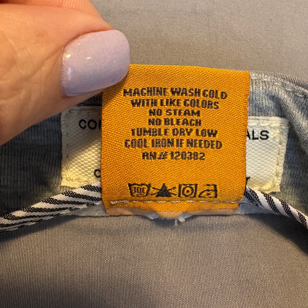 Tailor Vintage Canaan Slim Fit Performance Tech Pants Grey 36x32 Water Resistant - Picture 11 of 11